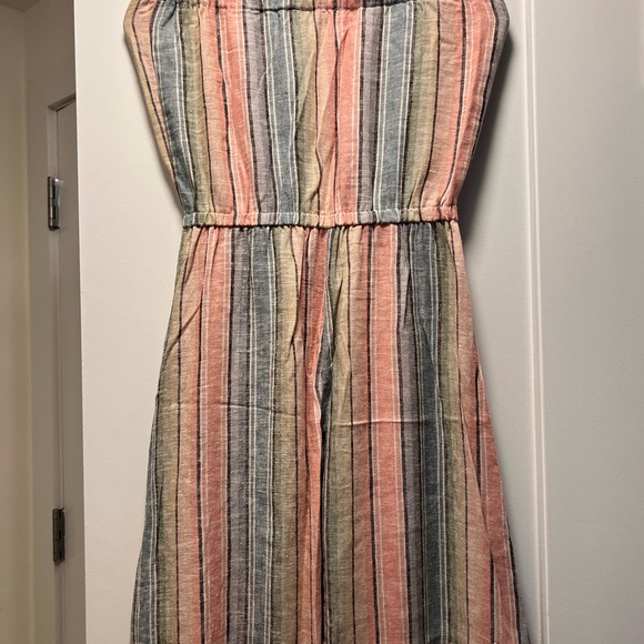 Drew Anthropologie Strapless Pastel Rainbow Romper Playsuit AL5201 - Picture 3 of 5